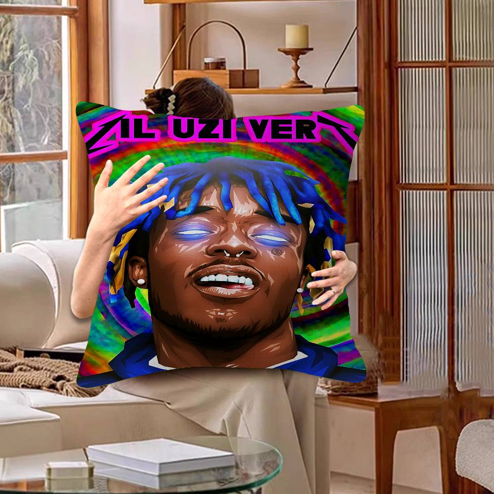 Hip Hop Rapper Lil Uzi Vert Personalized Pillow Dust Cover Bedroom Kids Party Decoration Pillowcase Birthday Children Gift