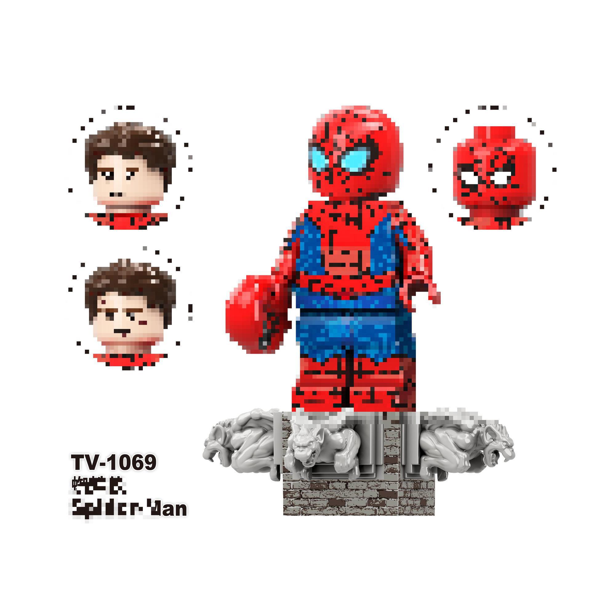 Superhero Series Building Blocks Set TV6209 - Figurine Toy Collection 1069-1078