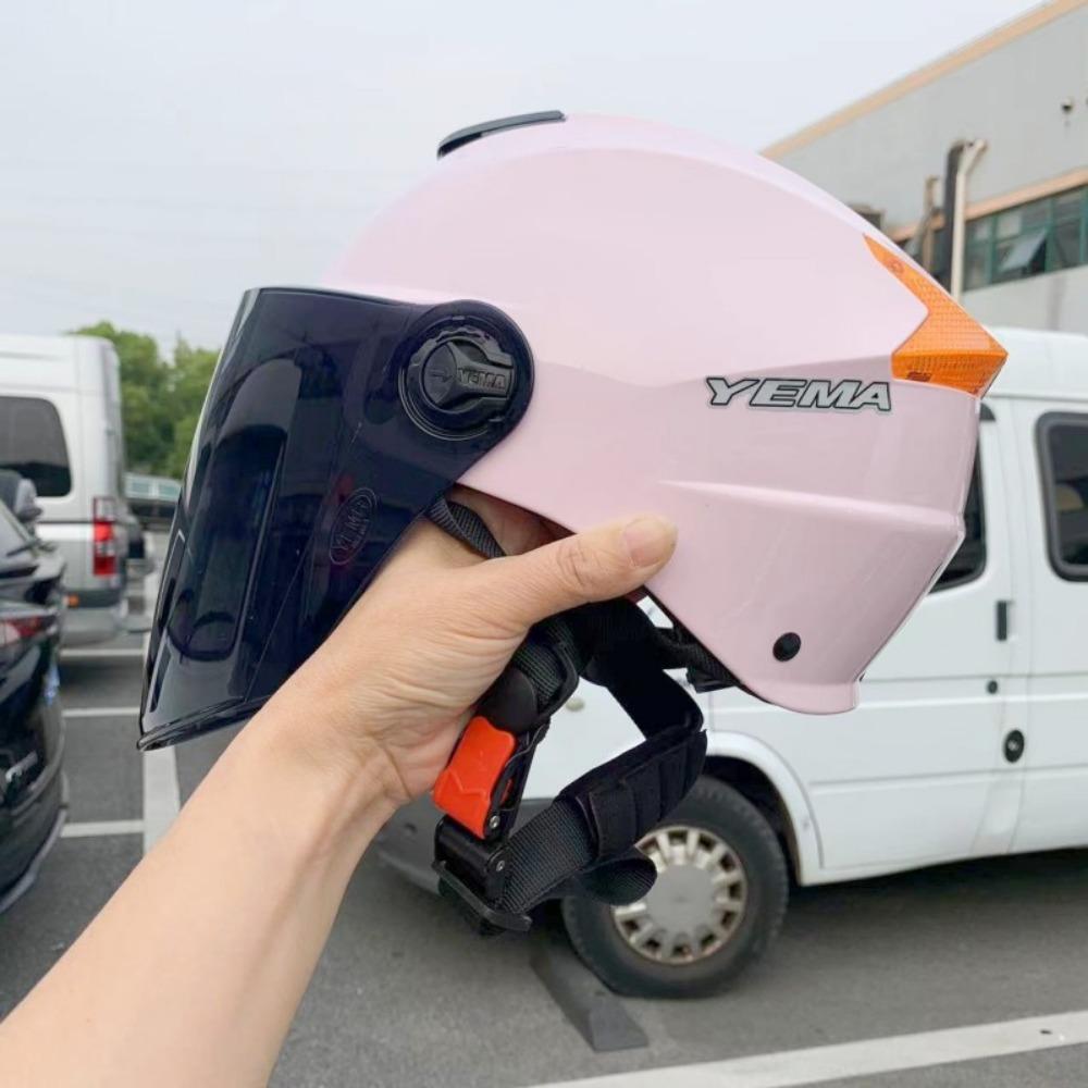 Motorcycle Electric Car Helmet Men's and Women's Sunscreen Caps, Riding Half Helmets