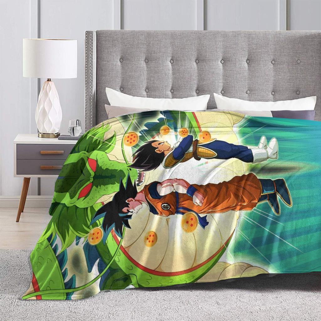 Anime D-Dragons B-Balls Blanket Quality Warm Soft Throw Blanket Winter Airplane Travel Home Decor Pattern Bedspread