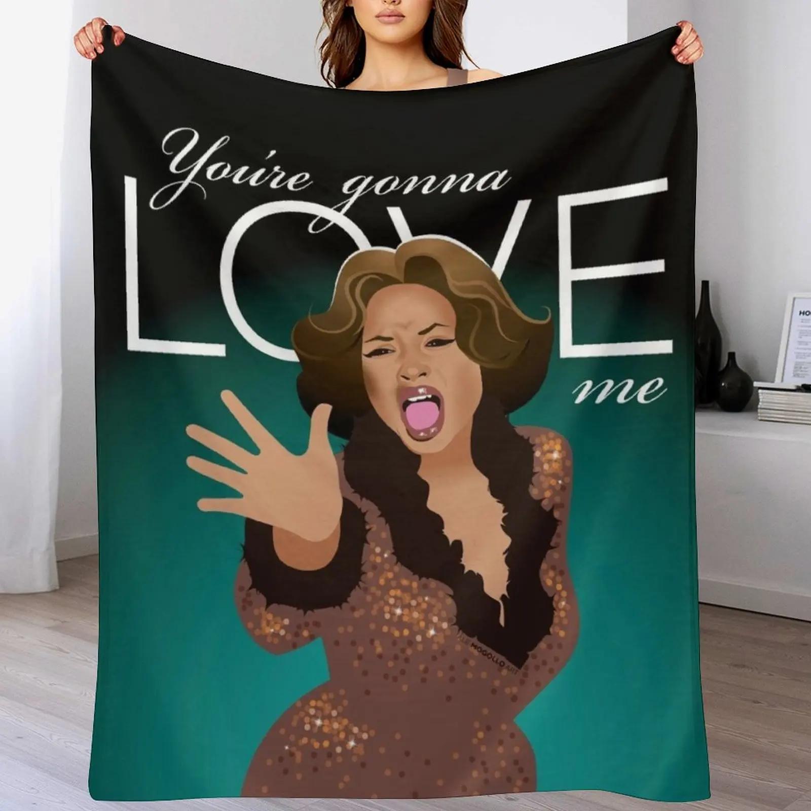

Love me Throw Blanket Luxurious Soft Fuzzy Blanket for Sofa Bed 102x76cm(40x30in)