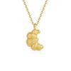 Womens Mini Croissant Necklace Fashion Versatile Clavicle Chain French Vintage Jewelry