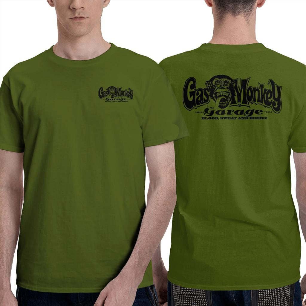 Men T-Shirt Gas Monkeys Garage Graphic T Shirts Popular  Summer Tees Streetwear Casual Cotton Tops Gift