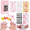 120 Stuks Celsius Set Leuke Kunstnagels Volledige Dekking Nageltips voor Kinderen   Nagelkunst Kinderen Cadeau