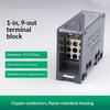 One In Multiple Out Din Rail Terminal Block 150A Universal Distribution Box Wire Connector Abs/Copper Power Junction Box