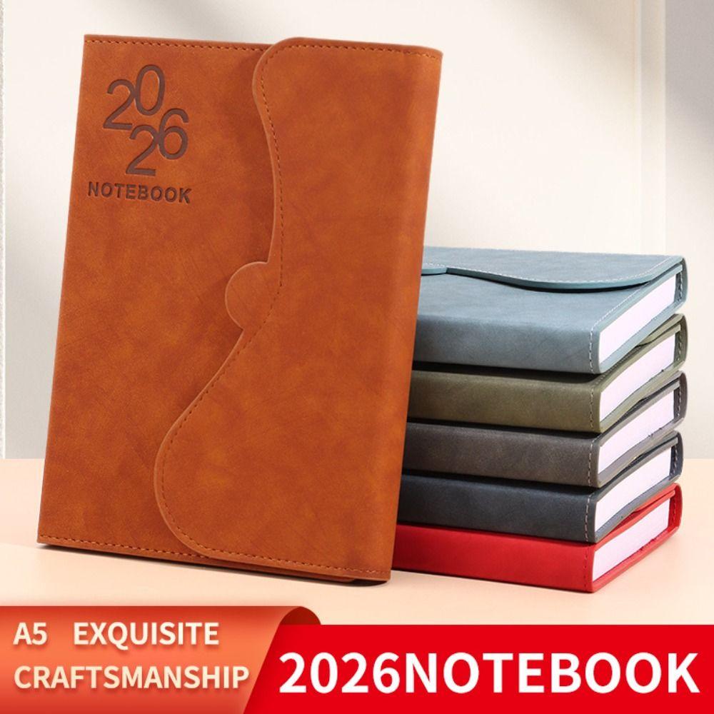 12 Months 2026 Schedule Planner Notepad English To-do List Notebook Office Work Planner  Business