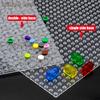 Transparent Base Plate 32x32 Single Double Sided Small Building Blocks Classic DIY Building Baseplates Toys For Children Kids