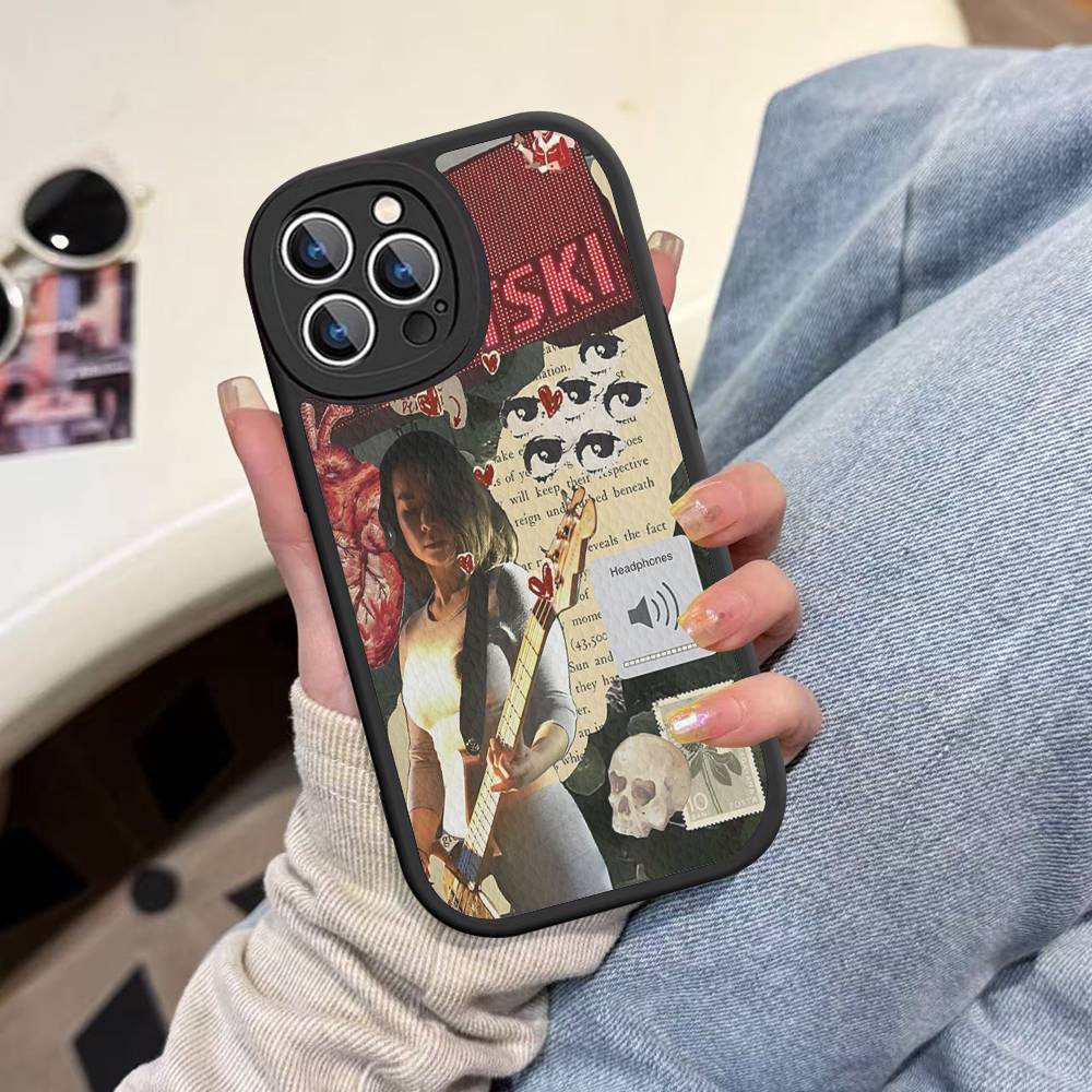 Singer M-Mitski Phone Cover For IPhone 16 15 14 13 12 11 Pro Max Plus Leather Soft Case