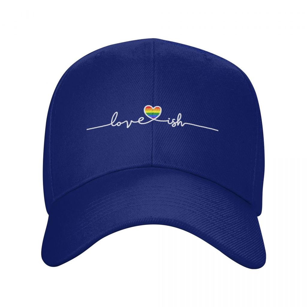 Personalized Fashion Rainbow Hearbeat LGBT Baseball Cap Unisex Women Adjustable Unisex Gay Pride Lesbian Dad Hat Outdoor Sun Hat