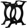VidaXL Coffee Table Legs 2 Pcs O-Frame Cast Iron