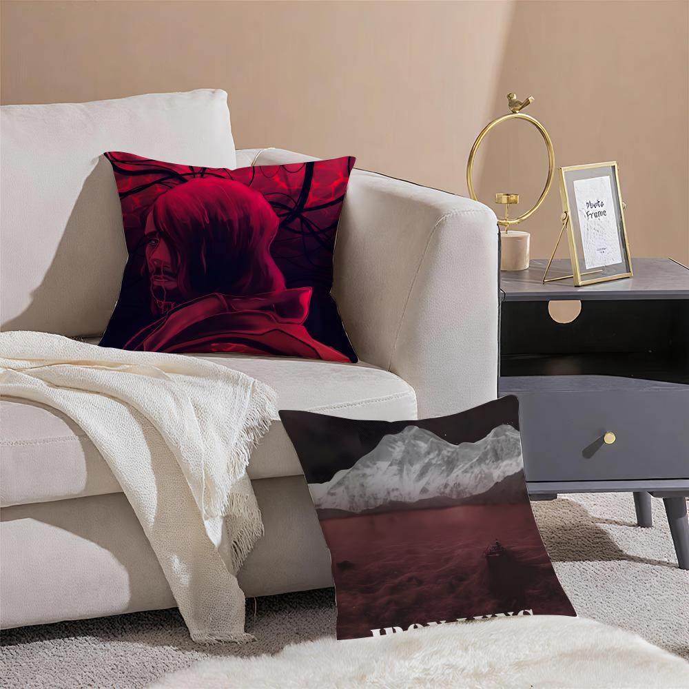 Minimalist modern style IIron Lung Cushion Cover Linen Pillow Case Soft Breathable Protective Couch Room Decoration
