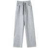 Narrow Banana Wide-leg Pants for Women, Spring and Autumn Straight Leg, Autumn and Winter Fleece Casual Sportswear