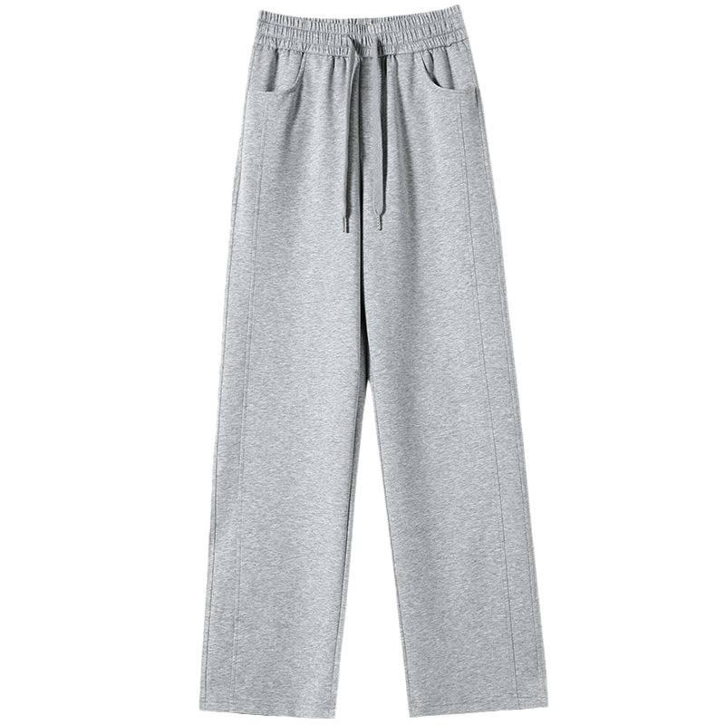 Narrow Banana Wide-leg Pants for Women, Spring and Autumn Straight Leg, Autumn and Winter Fleece Casual Sportswear