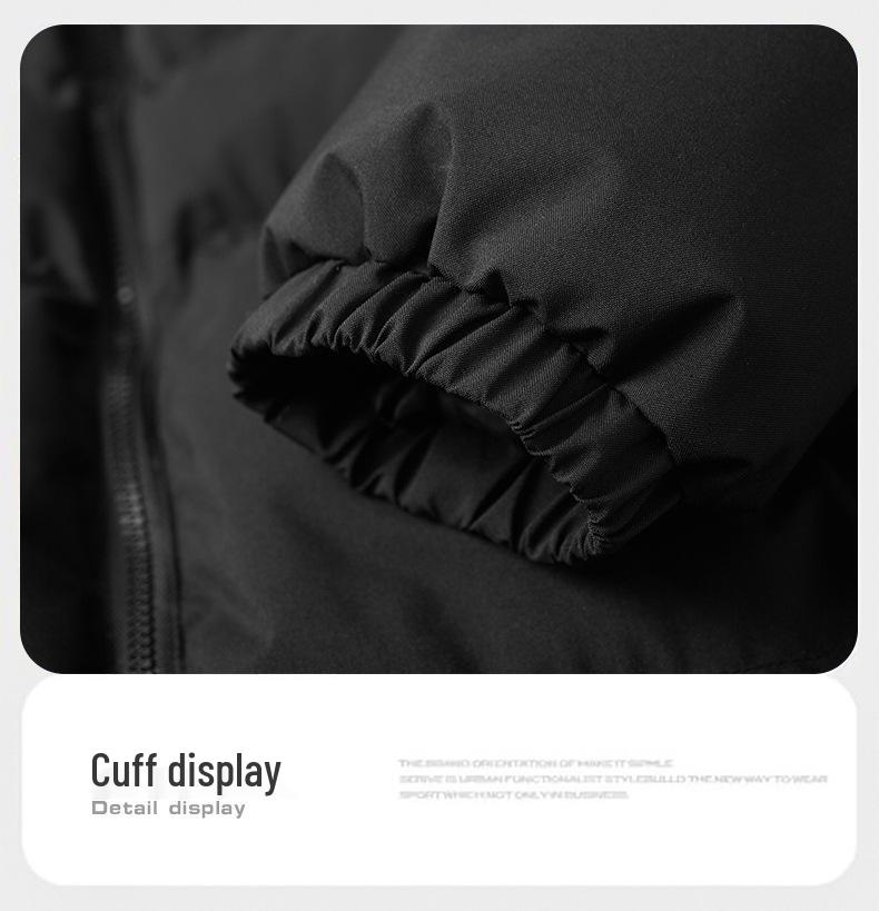 Men's Winter Stand Collar Thick Cotton Jacket - 2025 Fashionable, Warm, Casual Trendy Coat