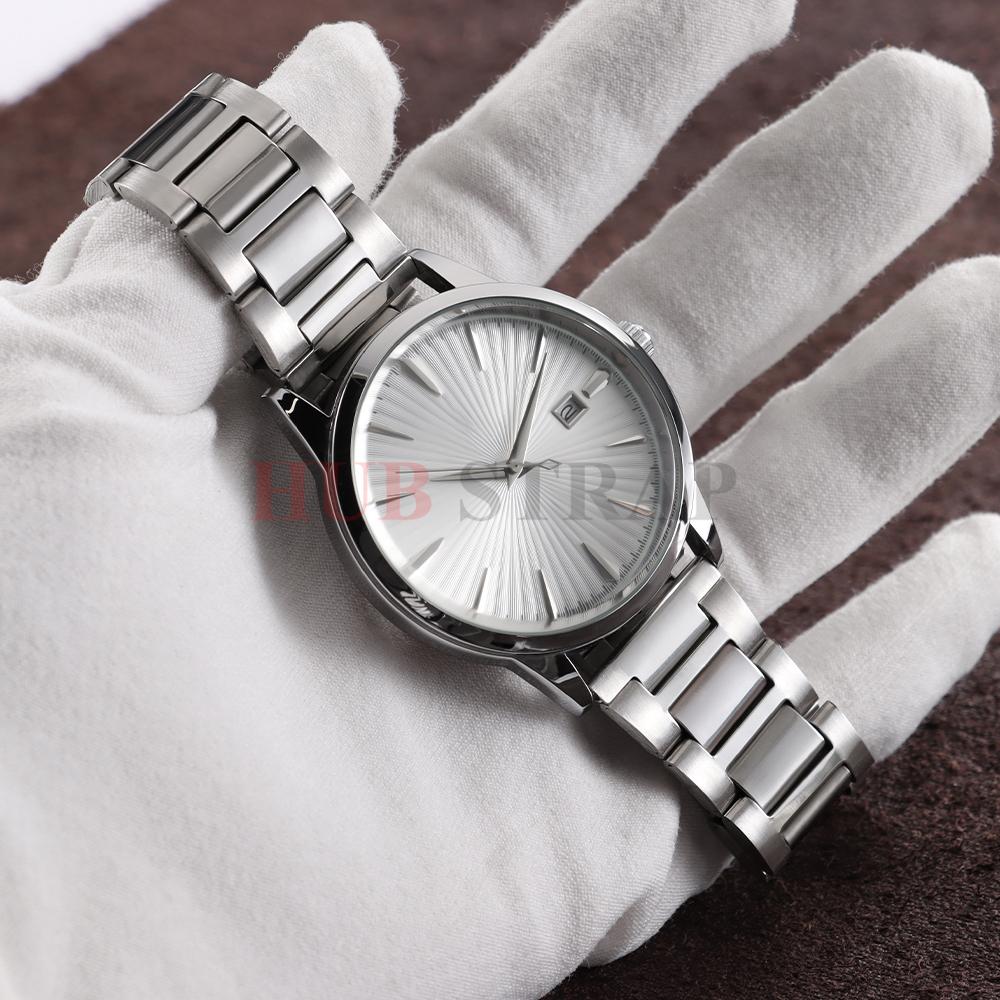 20mm22mm Stainless Steel Three Beads Strap Fashion Sliver Adjustable New Smart Universal Watch Band Women Men Watchbands Correas