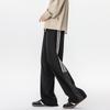 American Three-bar Sweatpants Men's Spring and Summer High Street Versatile Wide-leg Casual Sweatpants Trendy Brand Large Size Straight Long Pants