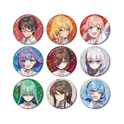 Nukitashi THE ANIMATION Trading Hologram Can Badges BOX of 9