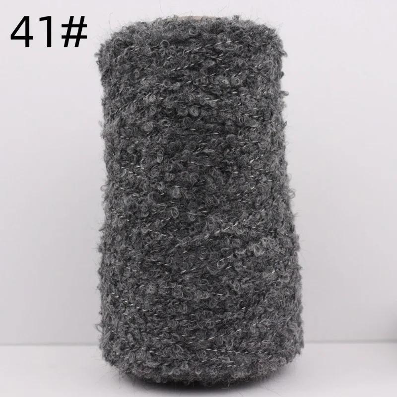 200g 460m Hand-braided Alpaca Loop Wool Yarn Thread Hand Knitting Wool Crochet Yarn for DIY Sweater Soft Smooth Yarn
