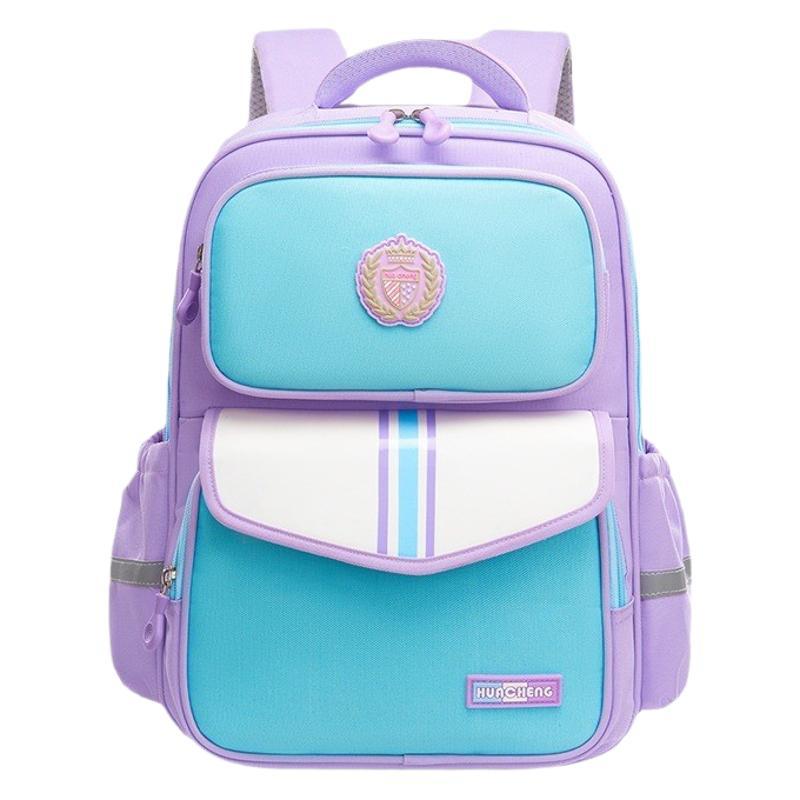 British-style Backpack for Primary School Children From Grade 1 To Grade 6, Large-capacity Water-resistant and Fashionable Schoolbag