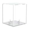 Clear Sports Baseball Holder Container with Stand Acrylic Football Basketball Storage Box Clear Basketball Display Case
