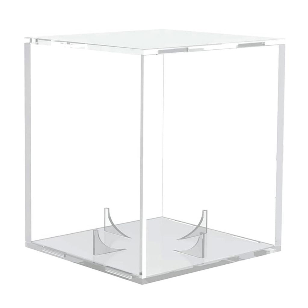 Clear Sports Baseball Holder Container with Stand Acrylic Football Basketball Storage Box Clear Basketball Display Case