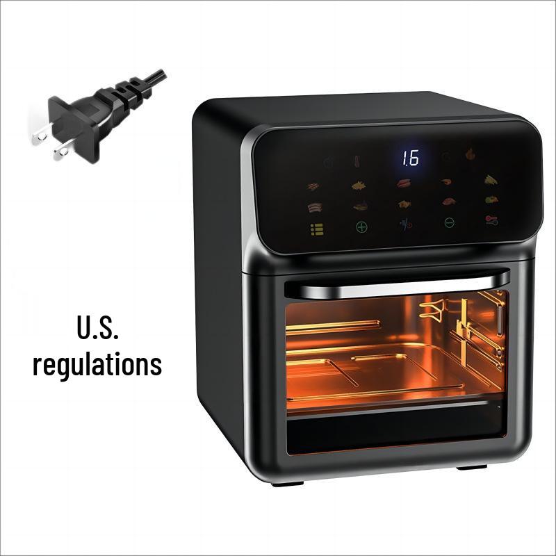 Smart Touchscreen Air Fryer: Smoke-free, Oil-free, Multifunctional Electric Oven for Home Use