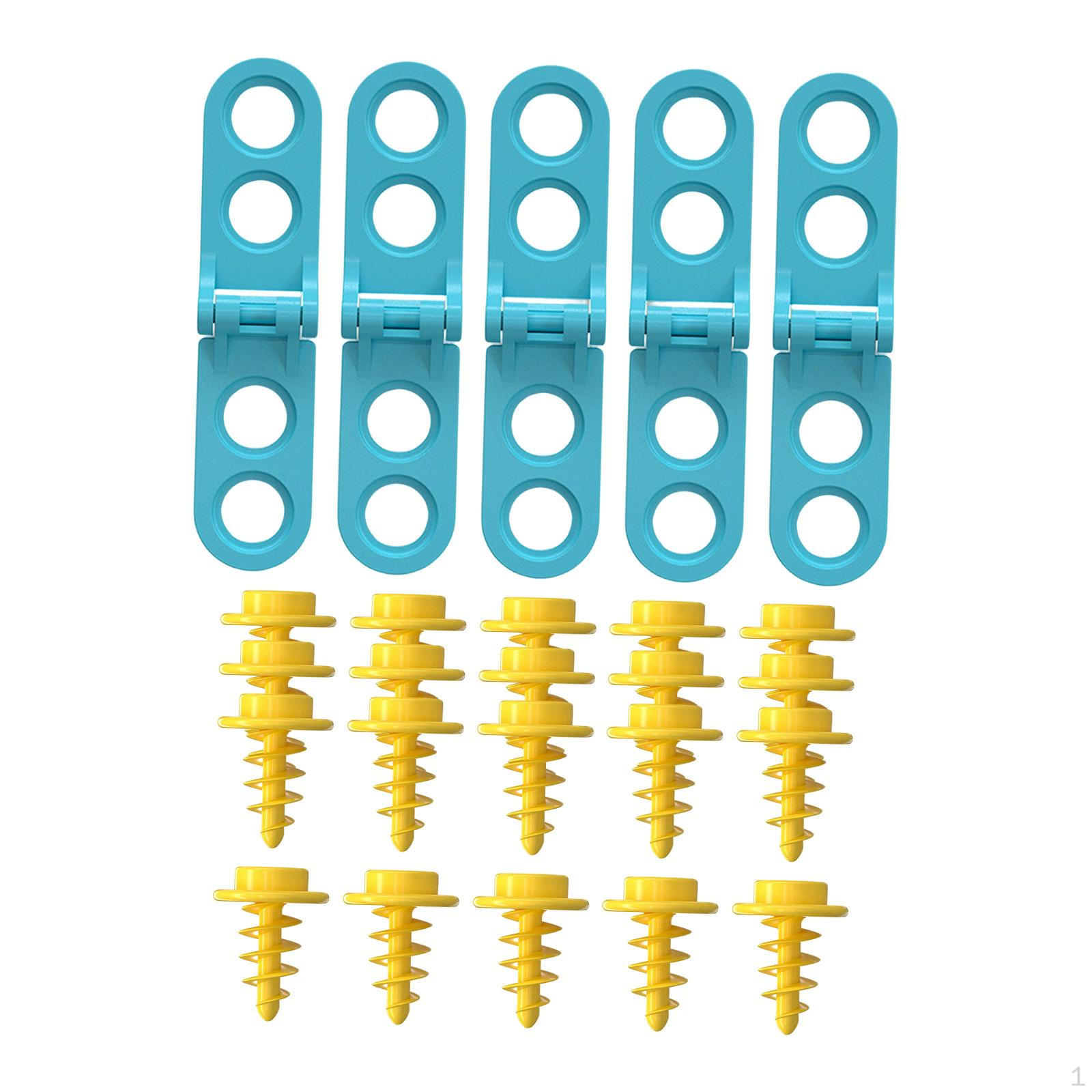 

5 Cardboard Hinges for Construction Tools with 20 Screws, Early Educational Toys Boys And Girls. Style D
