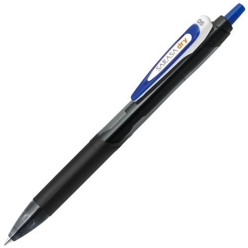 Zebra gel ballpoint pen refill Sarasa Dry JLV-0.5 lead blue 10 pieces B-RJLV5-BL