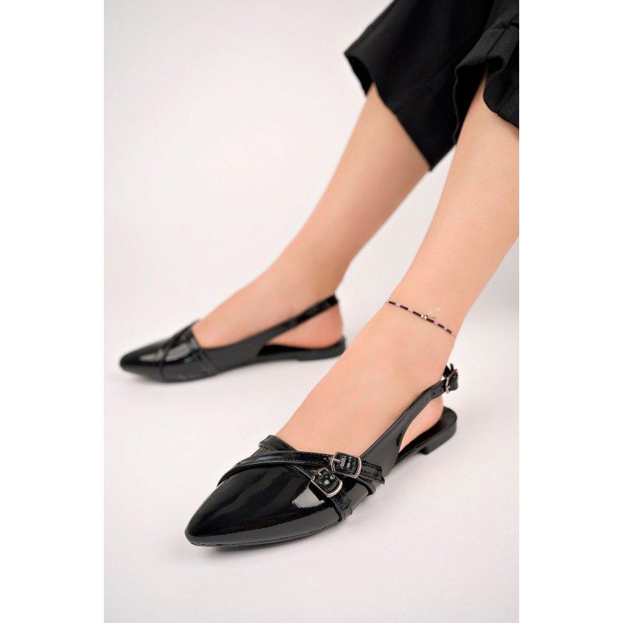 Women's Open Back Flat Shoes / Flat Sandals