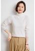 Women's High Neck Cashmere Sweater - Autumn/Winter Loose Knit Plus Size Pullover