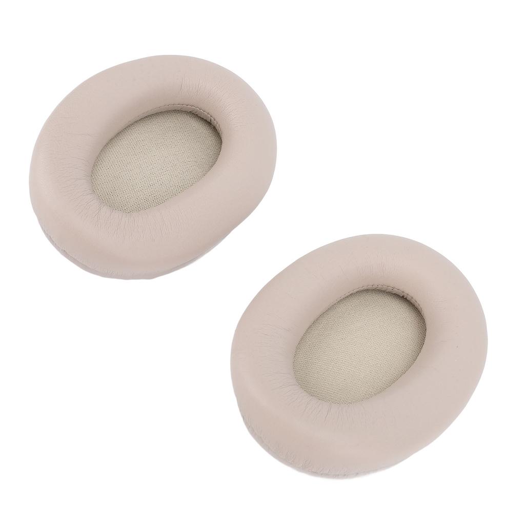 2 Pcs Ear Pads for WH1000XM3 Protein Leather Memory Foam Headset Replacement Ear Cushions Grey