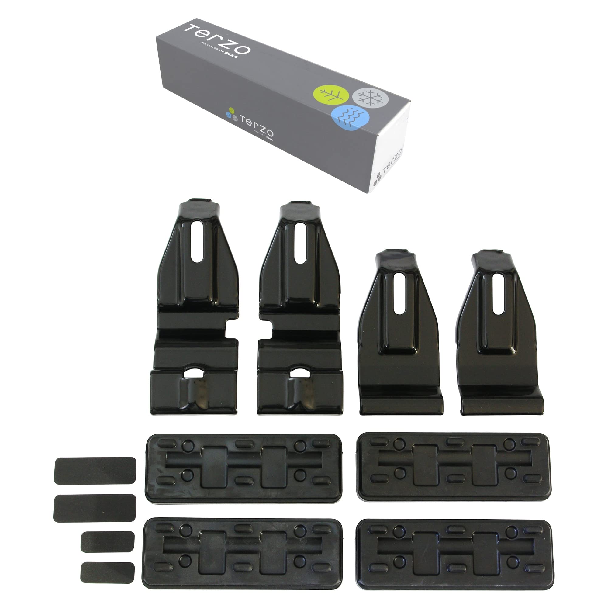 

Комплект креплений Terzo для Toyota Esquire EH410 (от ПИАА) Держатели для крыши/базы, 4, Черный, Noah, Voxy, (ZRR8#, ZWR8#), чёрный