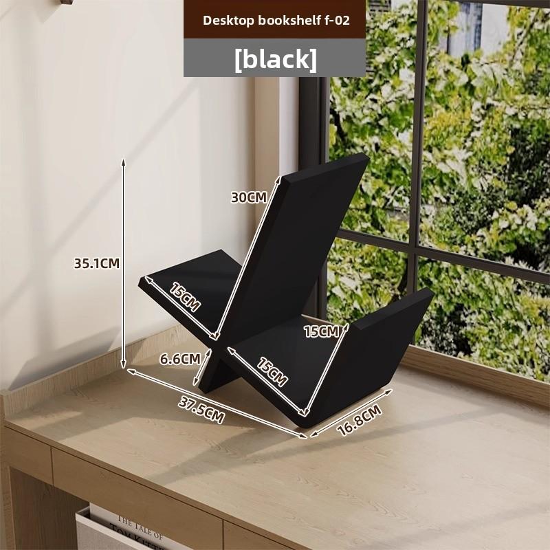 Modern Desktop Organizer Shelf Multi-Purpose Book Document Holder Office Storage Rack for Desk Neat Display Stand