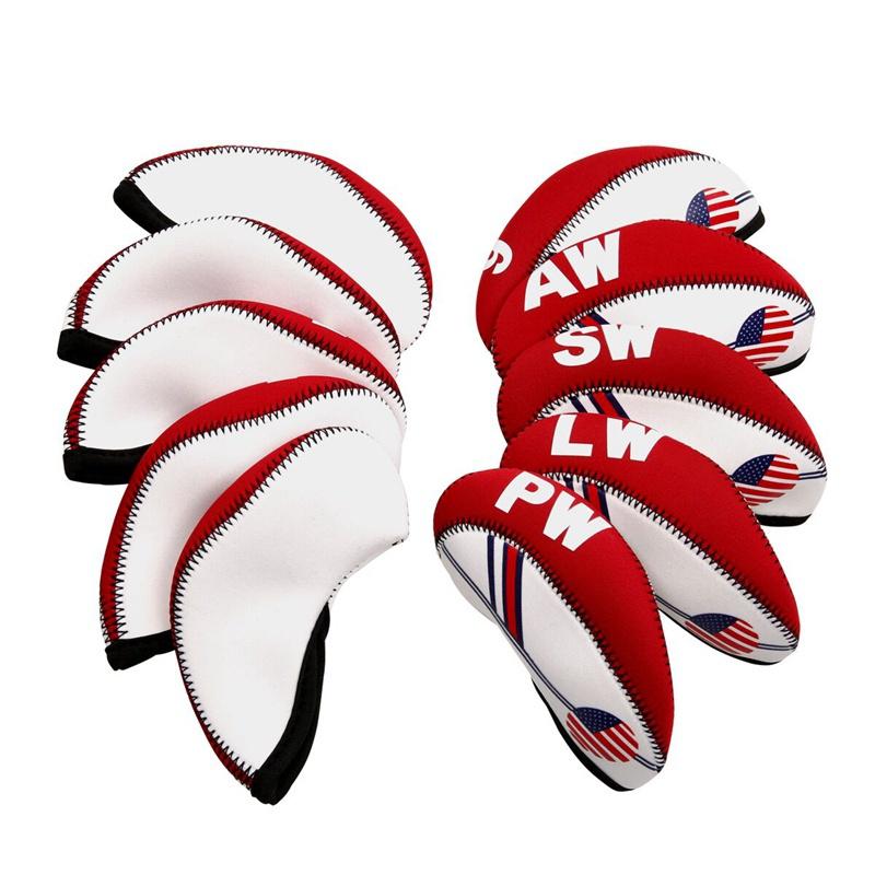 Buy 10pcs Golf Head Covers Golf Club Iron Covers FLQ at affordable