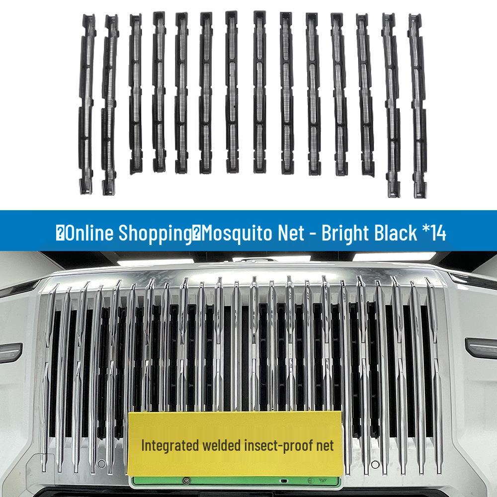 Zeekr 25 Insect Net: Easy Clip-on Front Grille Radiator Protector, No Disassembly Needed.