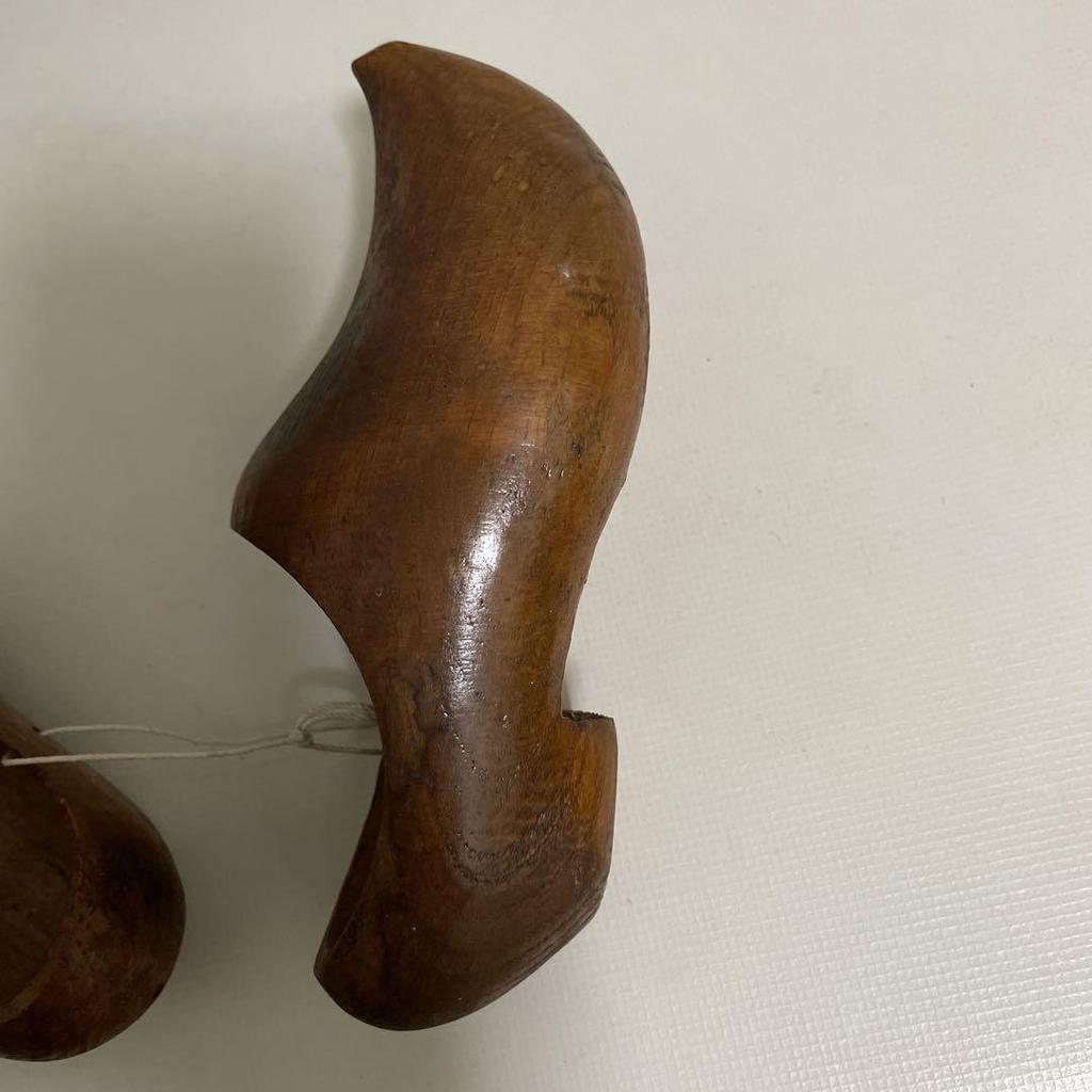 [USED] Antique wooden shoes, interior goods