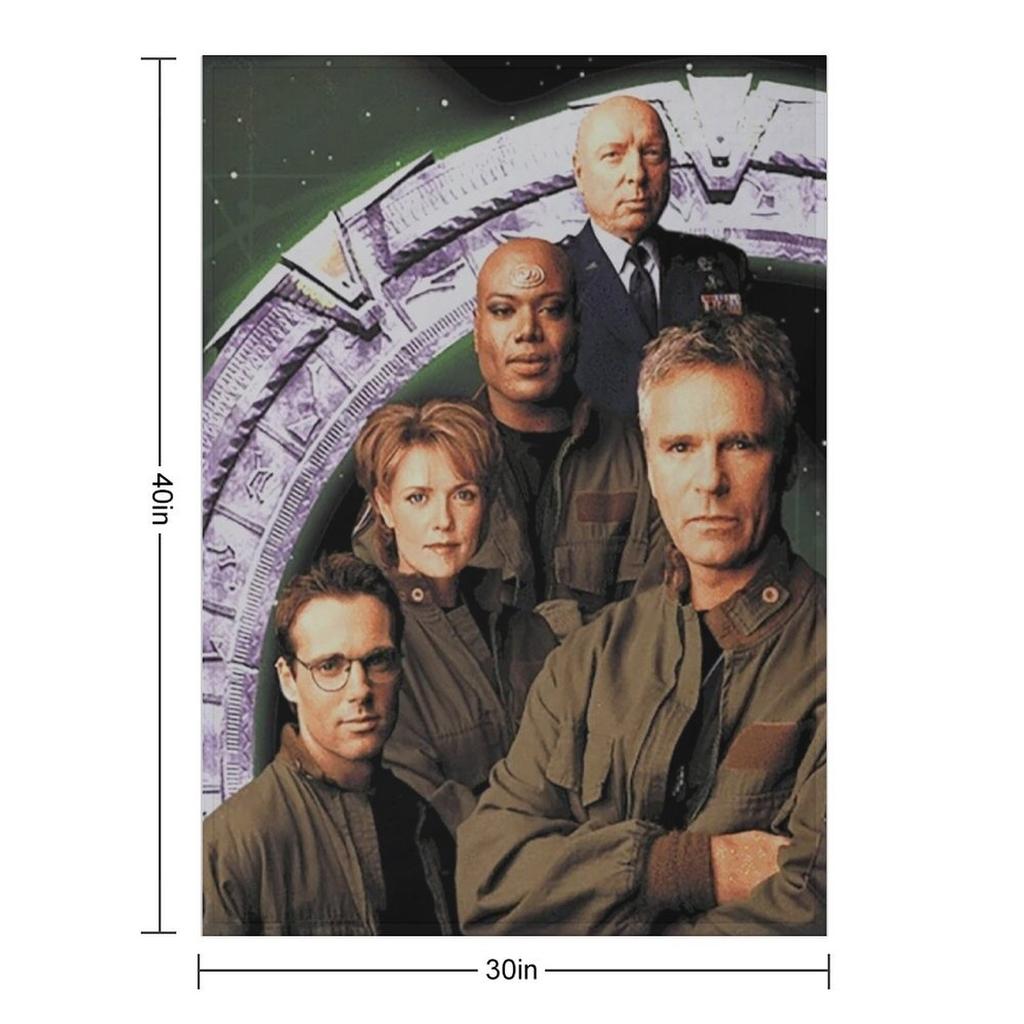 Stargate SG1 Throw Blanket Luxury Luxury Throw Multi-Purpose Shaggy Blankets
