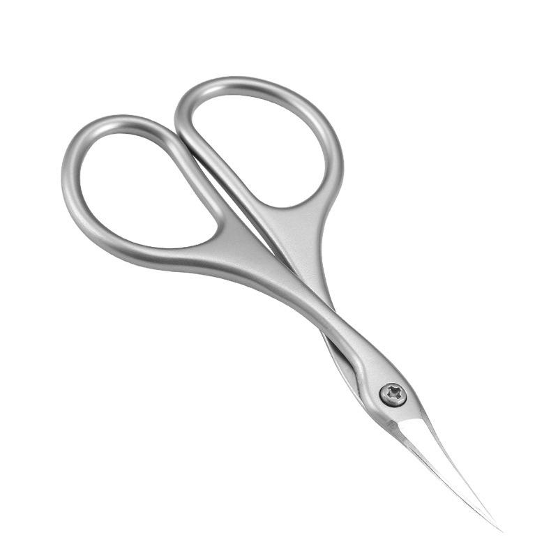 Ukrainian-Russian Swan Shaped Frosted Dead Skin Nippers - Front-End Manicure Cuticle Scissors