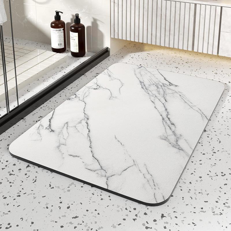 Modern Simple Toilet Absorbent Quick Dry Dirty Mat Bathroom Door Non-slip Wear-resistant Diatom Mud Mat