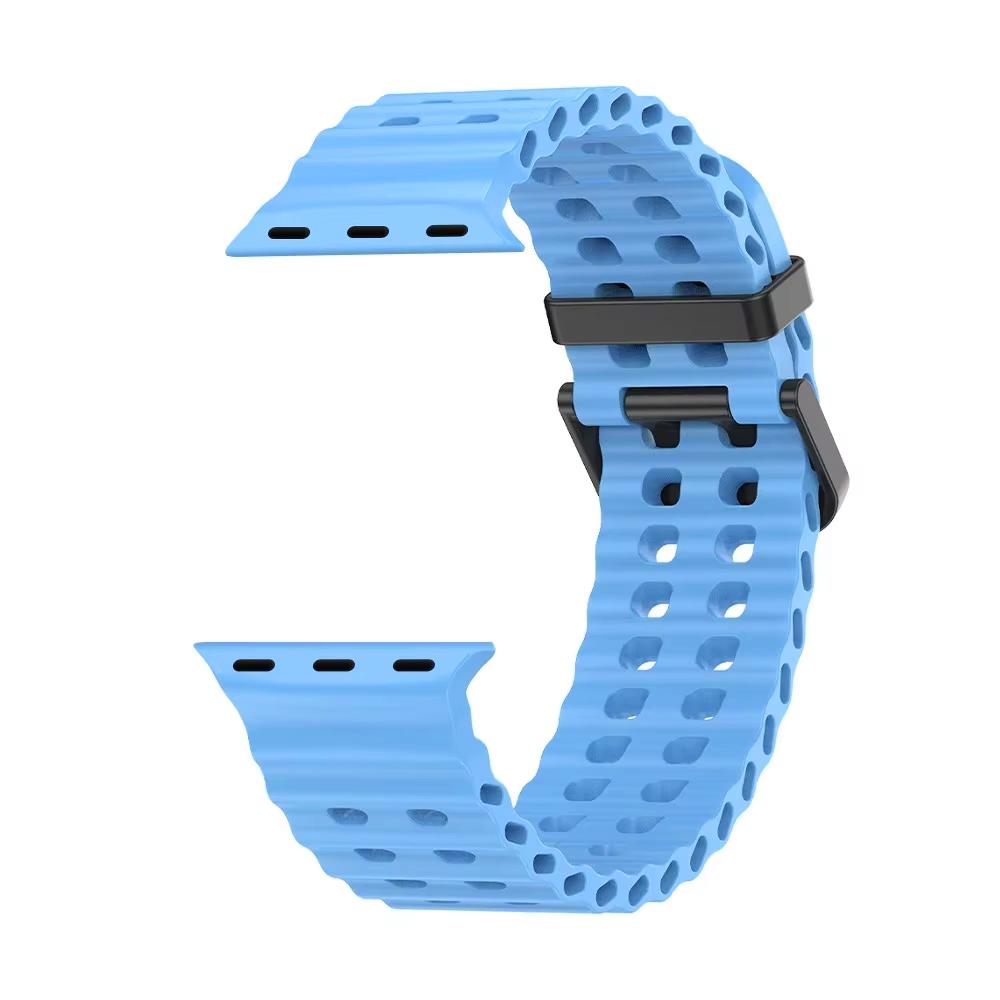 Oceanový řemínek pro Apple Watch 10 Pásek 44mm 45mm 41mm 49mm 42mm 46mm silikonový correa náramek iWatch série 5 7 6 3 se 8 Ultra 2 9