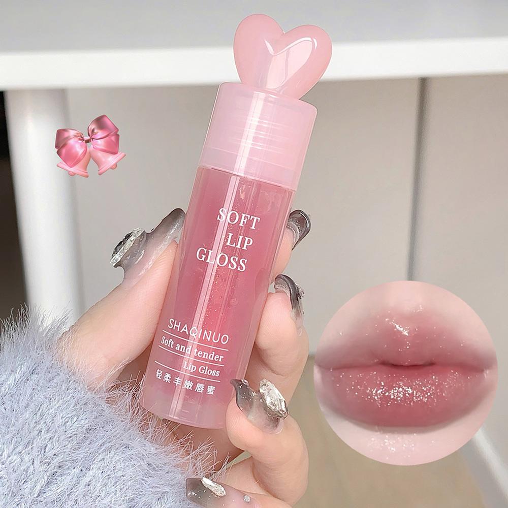 SHAQINUO Moisturizing Lip Gloss, Lightweight Lip Oil Plump Lips Mirror Clear Lipstick
