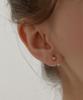 Tatiana (Silver 925) Star Eye Ear Jacket Earrings Ec3051