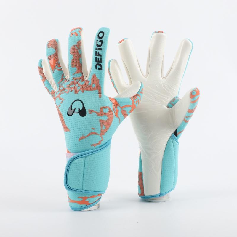 New Adult Soccer Goalkeeping Gloves, Match Grade Goalkeeping Gloves, Non-Slip Latex Training Gloves