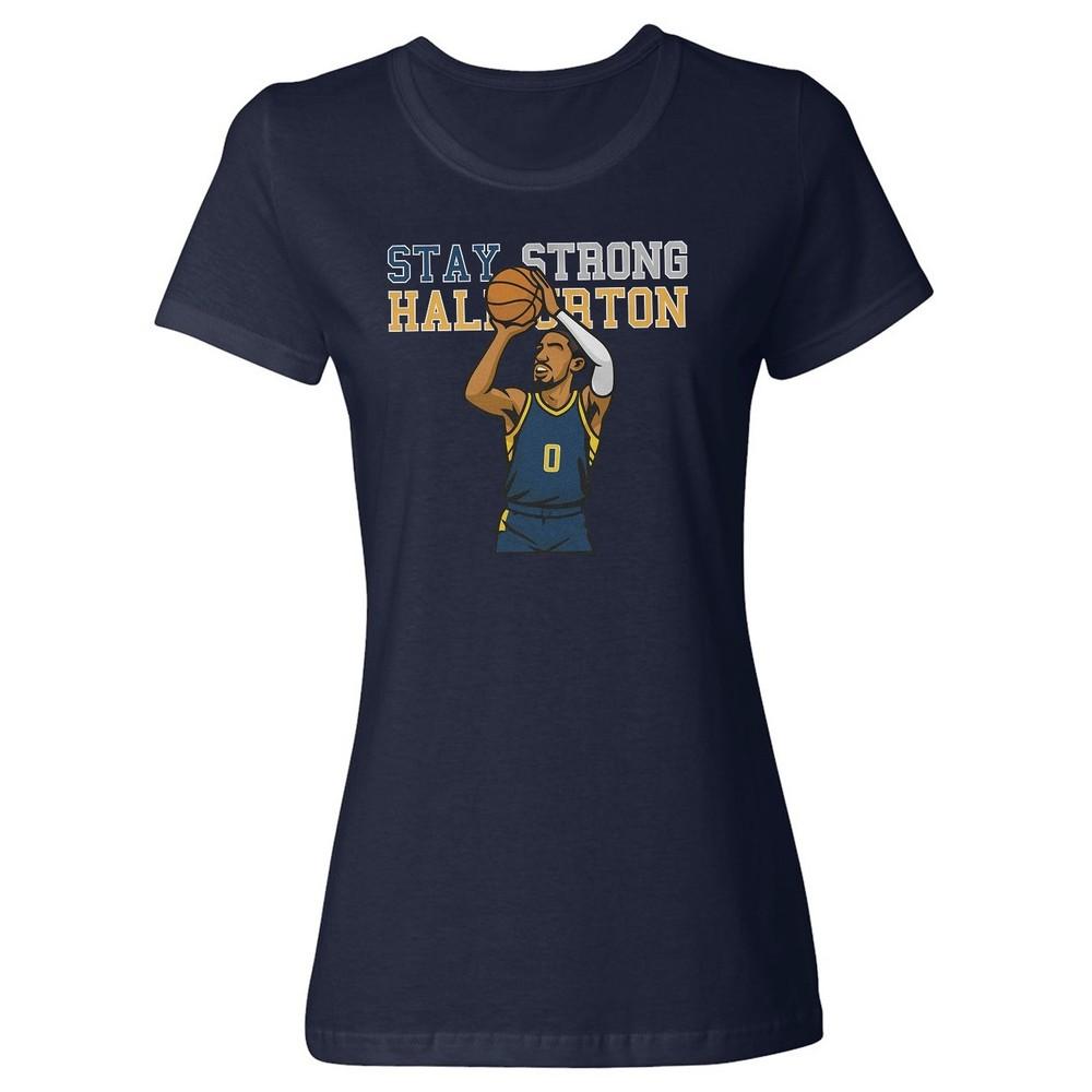 Stay Strong Haliburton Injury Tribute - Indiana Fans Ladies Crewneck T-Shirt Unisex T-Shirt XL