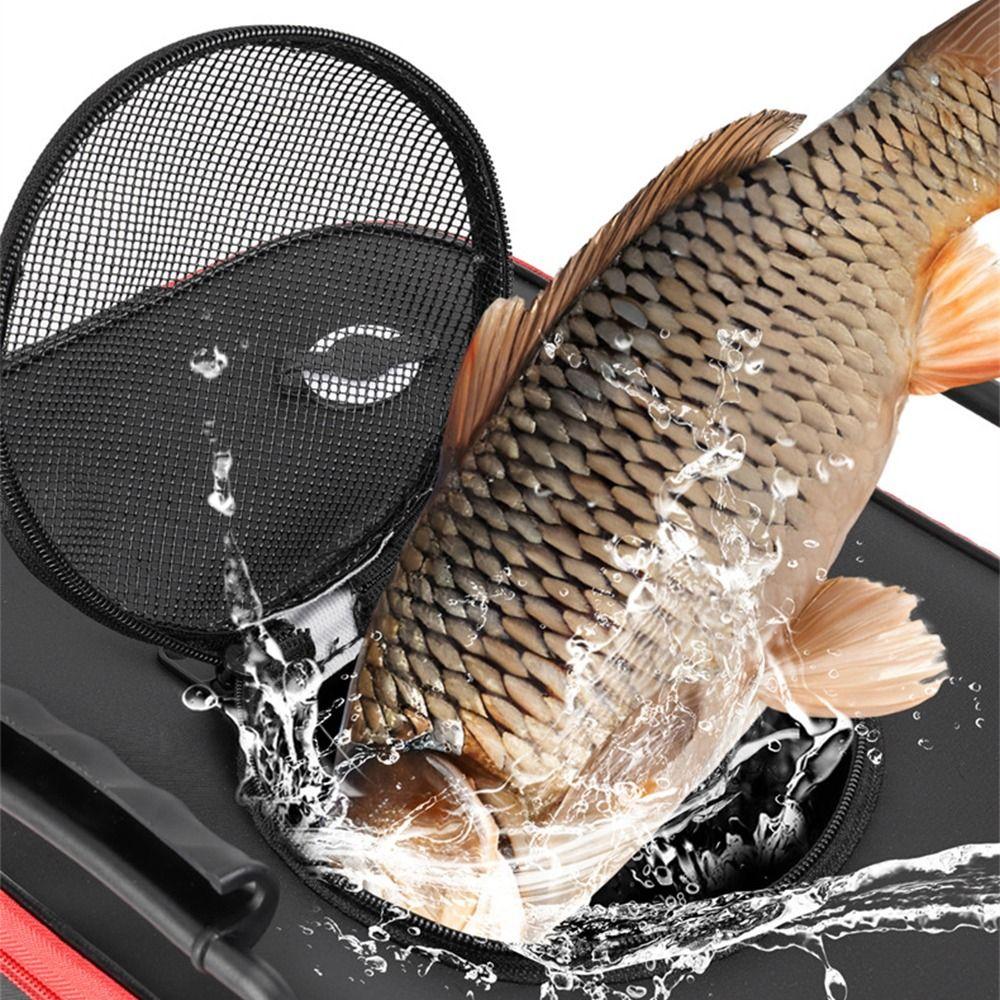 Water-Resistant Foldable Fishing Bucket Thickened Fishing Tackle Bag  Water Container