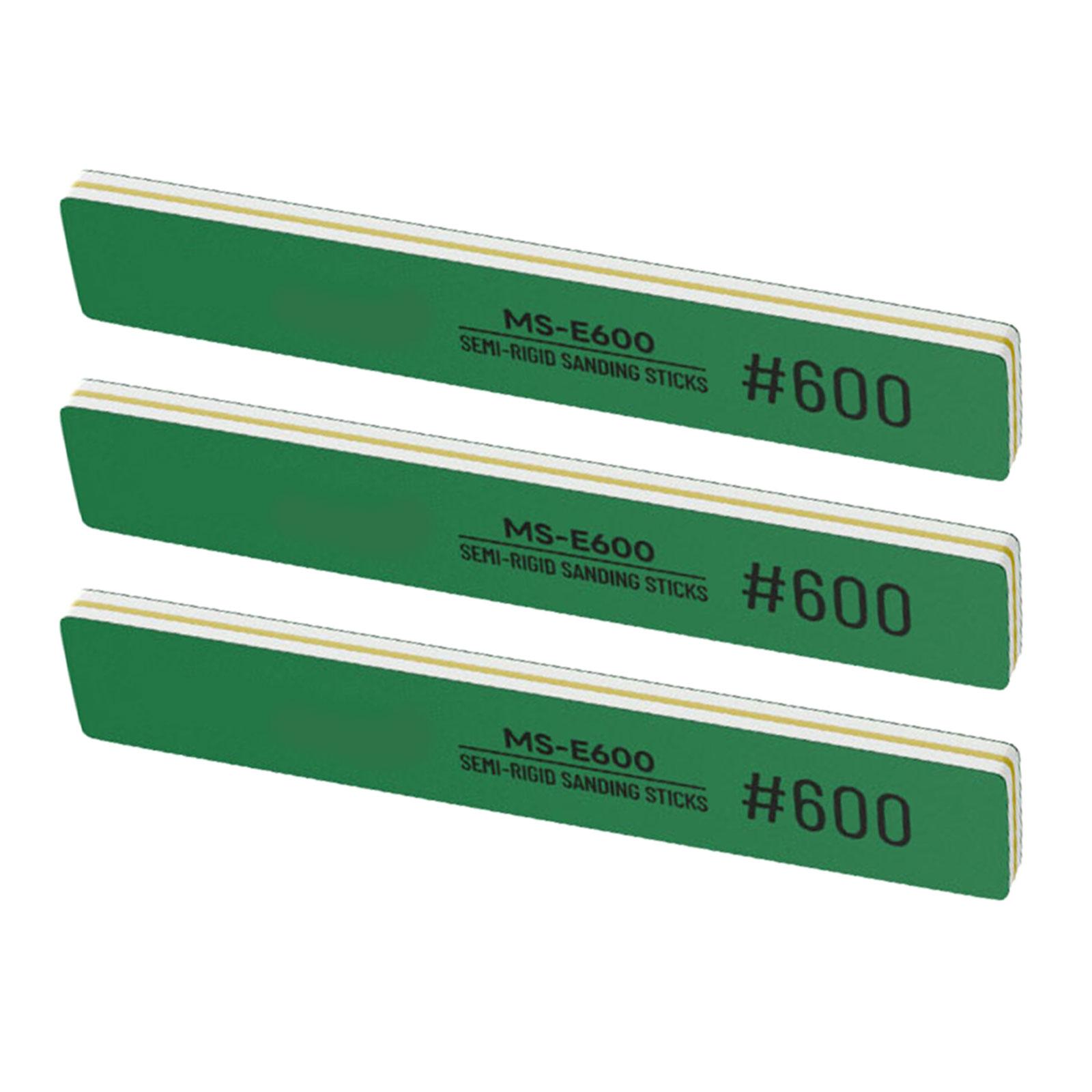 

3 шт. Полировальная палочка Шлифовальная палочка для пластиковой модели Металл Дерево Полировка Шлифовальный инструмент Наждачная бумага Шлифовка Полировочная деталь 600