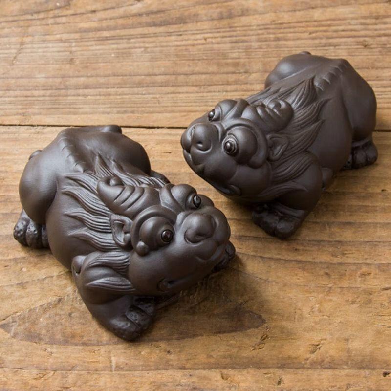 Color-Changing Pixiu Tea Pet Ornament One Size