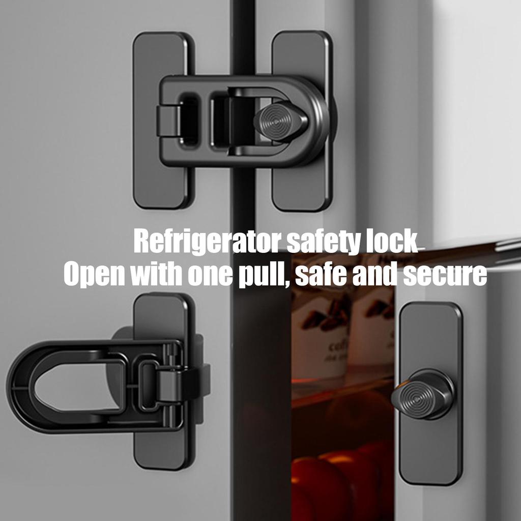 Refrigerator Child Lock Keyless Refrigerator Door Latch Locks Fridge Locks for Kids Safety Freezer Door Latches Home Drawer Lock