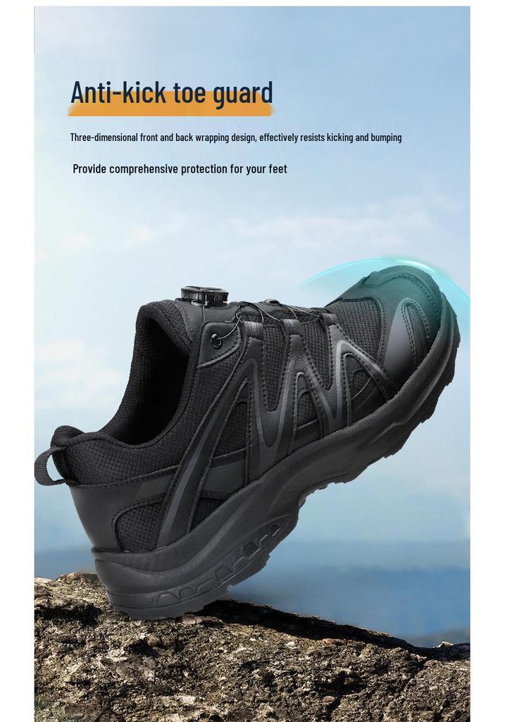 Jinhua 3515 Qiangren Lightweight Non-slip Wear-resistant Breathable Puncture-resistant Spring/Autumn Hiking & Casual Shoes