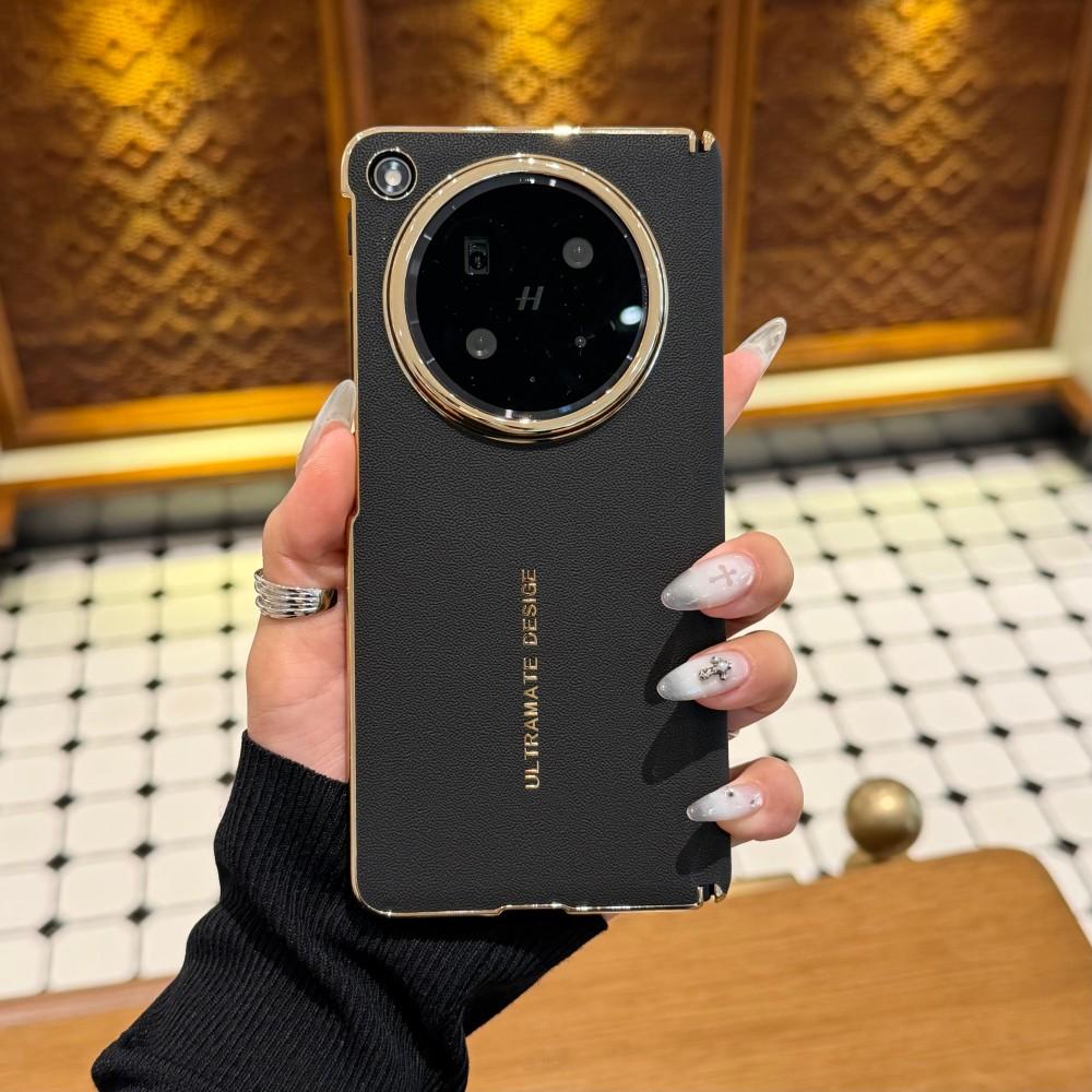 Für OPPO Find N6 Hülle Neue Luxus PU-Leder Skin Plating Schutz-Rückabdeckung Hülle Für OPPO FIND N6 N 6 Handyhülle